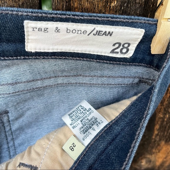 Rag & Bone Jeans Moto Zipper Alice Skinny Jean Sz 28 - Picture 3 of 15